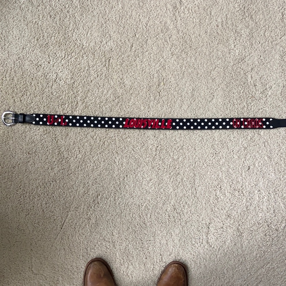 Custom U of L needle point belt